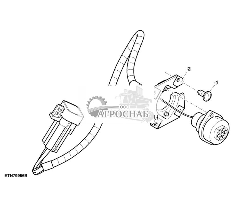 Жгут проводов, сигнальное гнездо интерфейса - ST749708 582.jpg